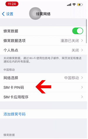 昌邑苹果14维修网分享如何给iPhone14的SIM卡设置密码 